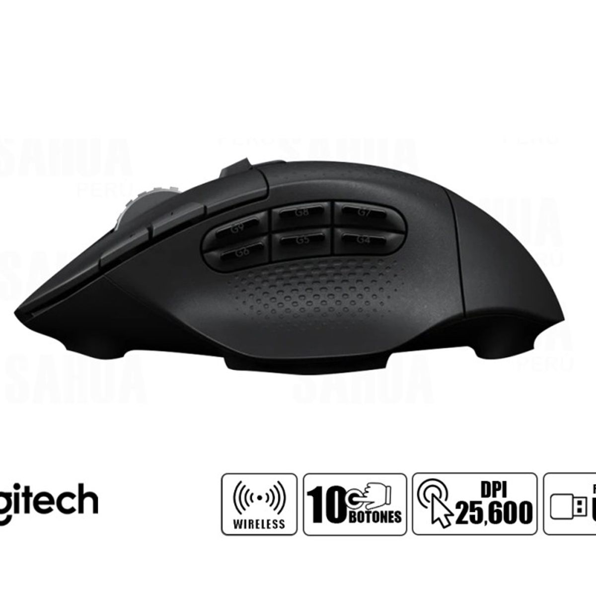 LOGITECH - MOUSE LOGITECH G604 INALAMBRICO 16k  25600 DPI  black