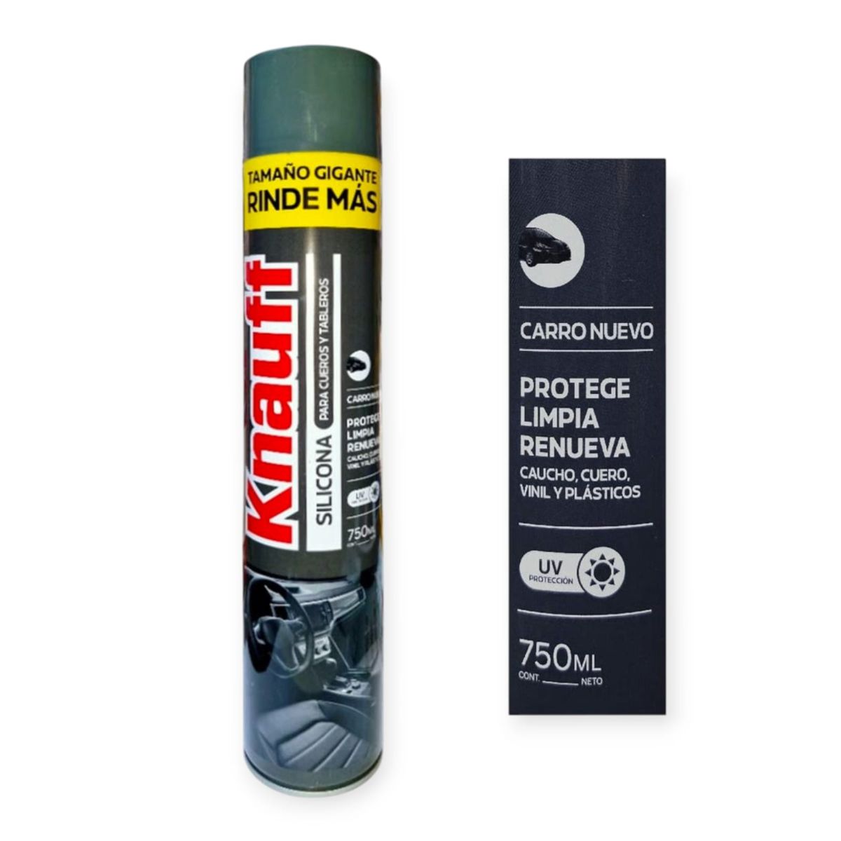 GENERICO - Silicona Aerosol Para Tableros y Cueros New Car 750 ML