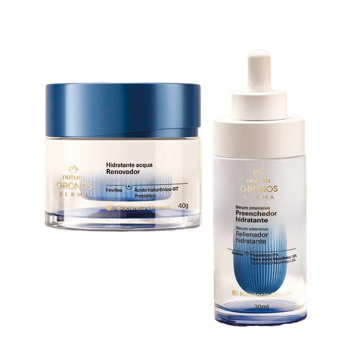 NATURA - Rutina Chronos Derma Biohidratante Serum con Hidratante