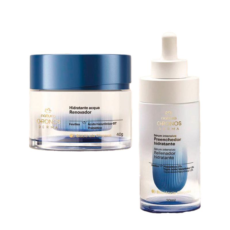 NATURA - Rutina Chronos Derma Biohidratante Serum con Hidratante