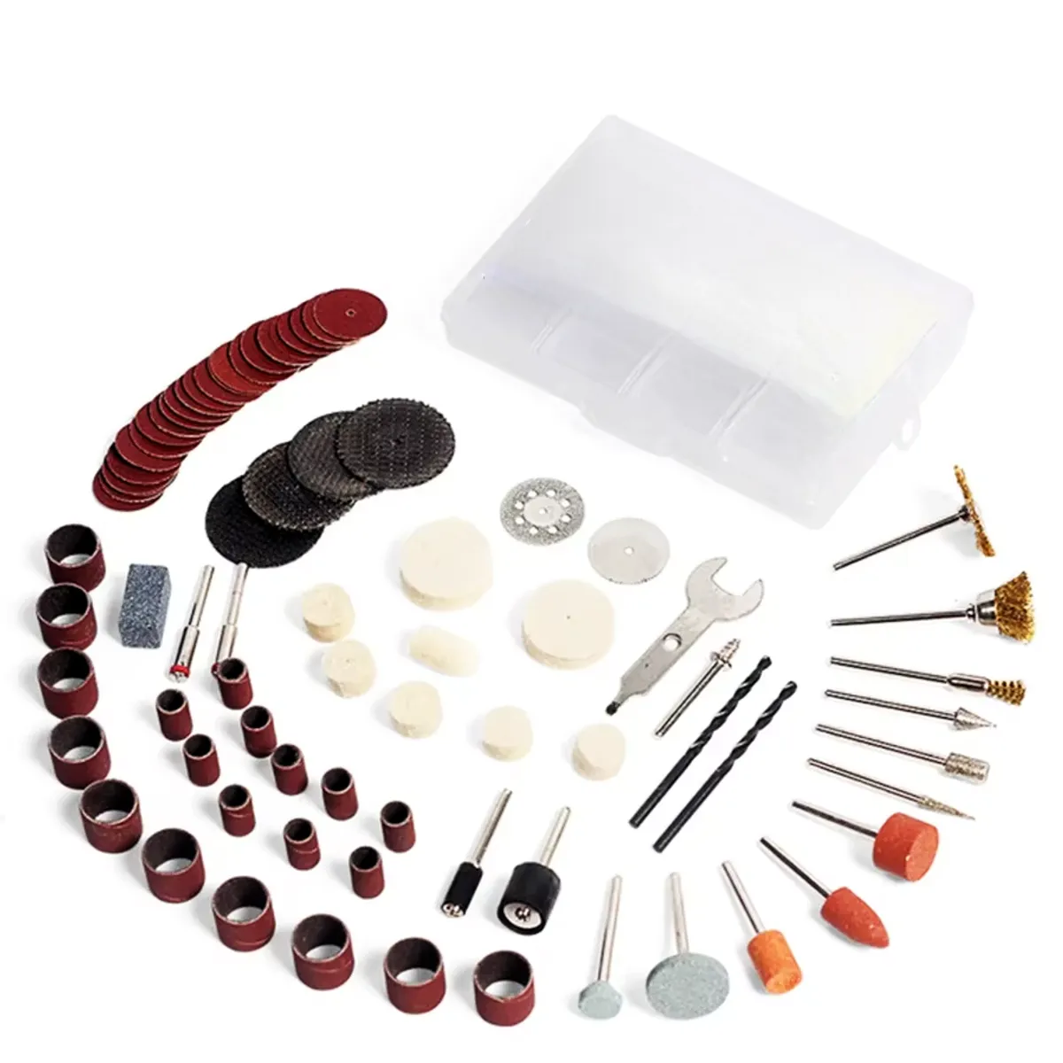 HOT TOOLS - Kit Para Dremel 91 Piezas Lijar Pulir Grabar Perforar