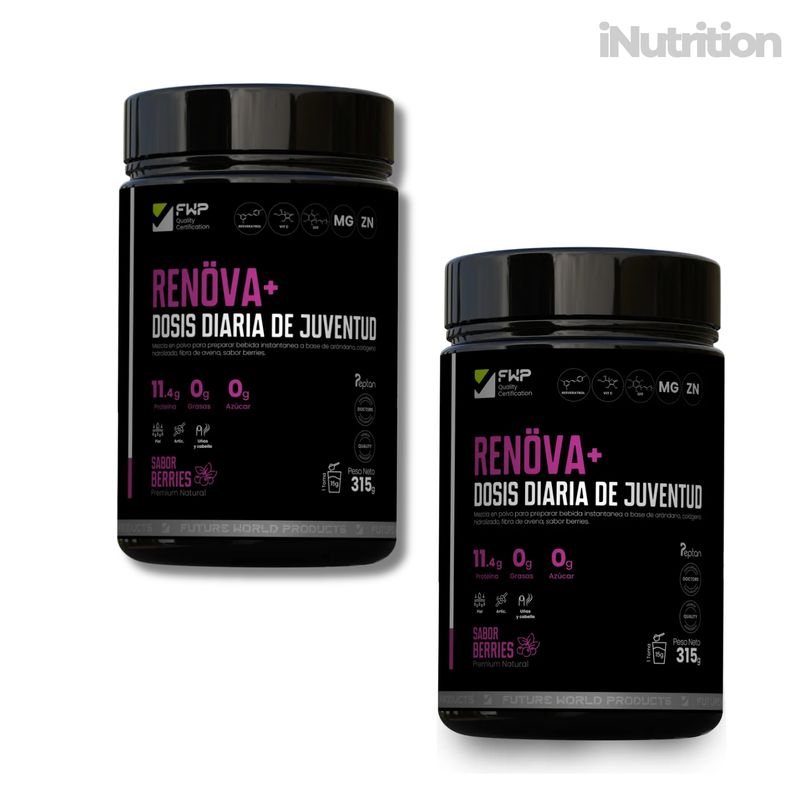 GENERICO - COLÁGENO HIDROLIZADO RENOVA EN POLVO 315 GR PACK 2UND