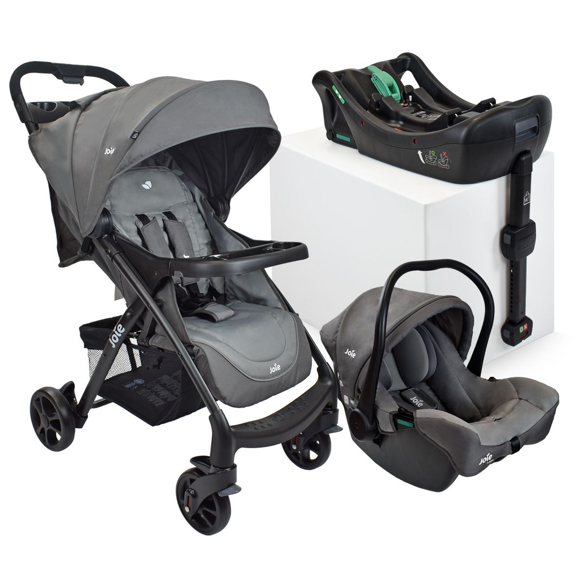JOIE - Coche Para Bebé Joie Muze TS & Base Cobble
