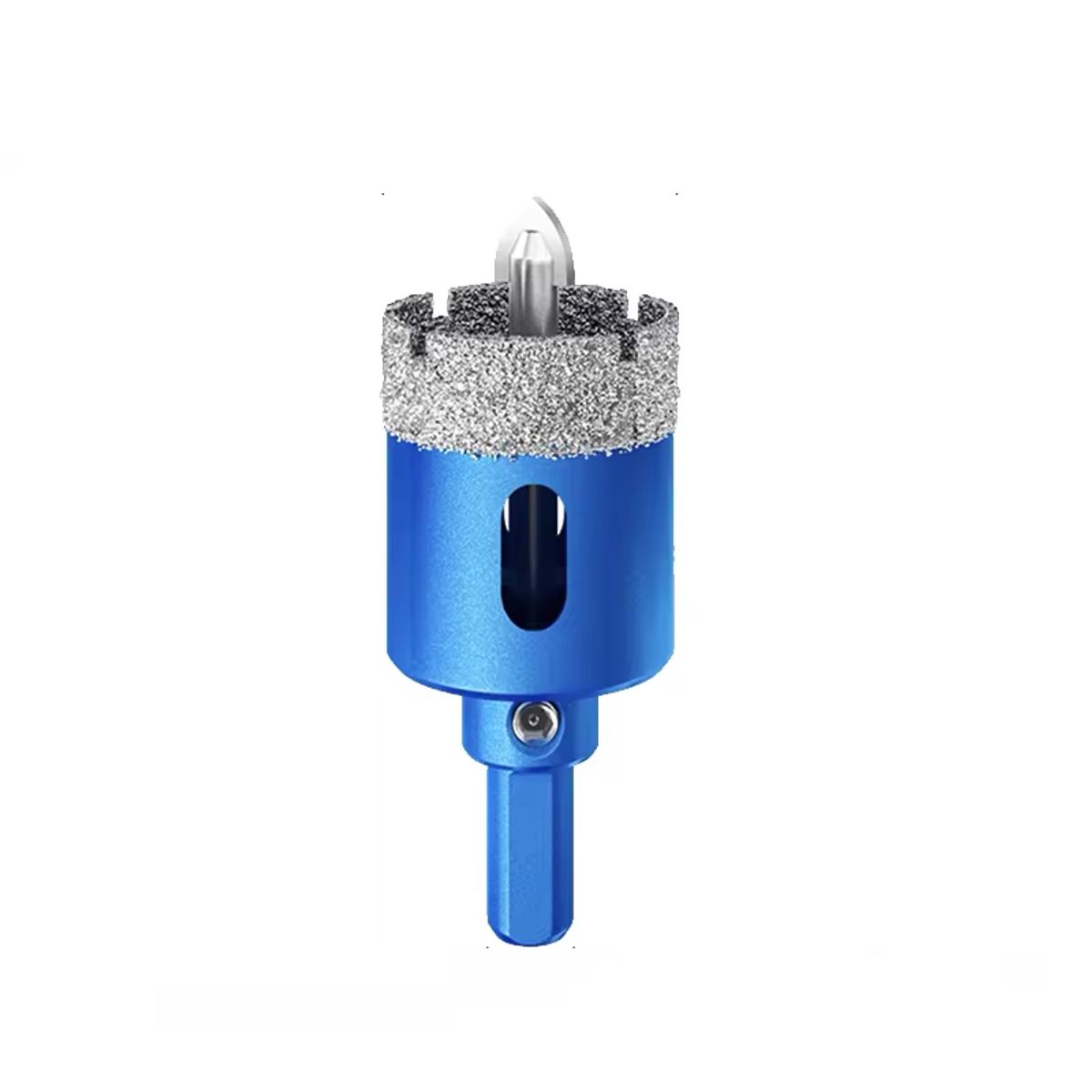 GENERICO - Broca Diamantada 30mm Con Guía Para Tubo Agua 1 / 2