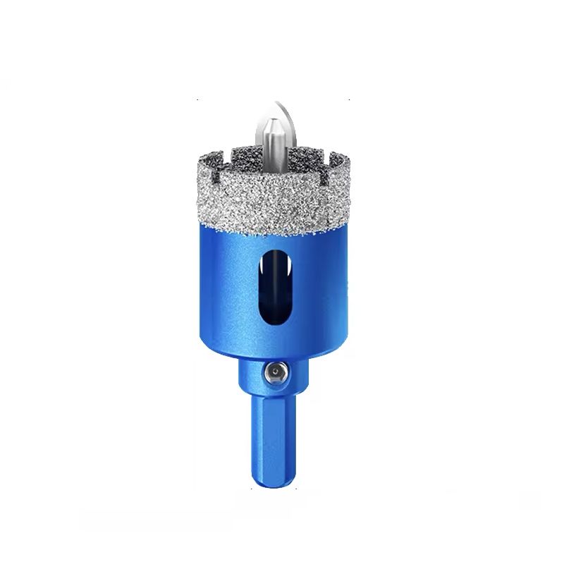GENERICO - Broca Diamantada 30mm Con Guía Para Tubo Agua 1 / 2