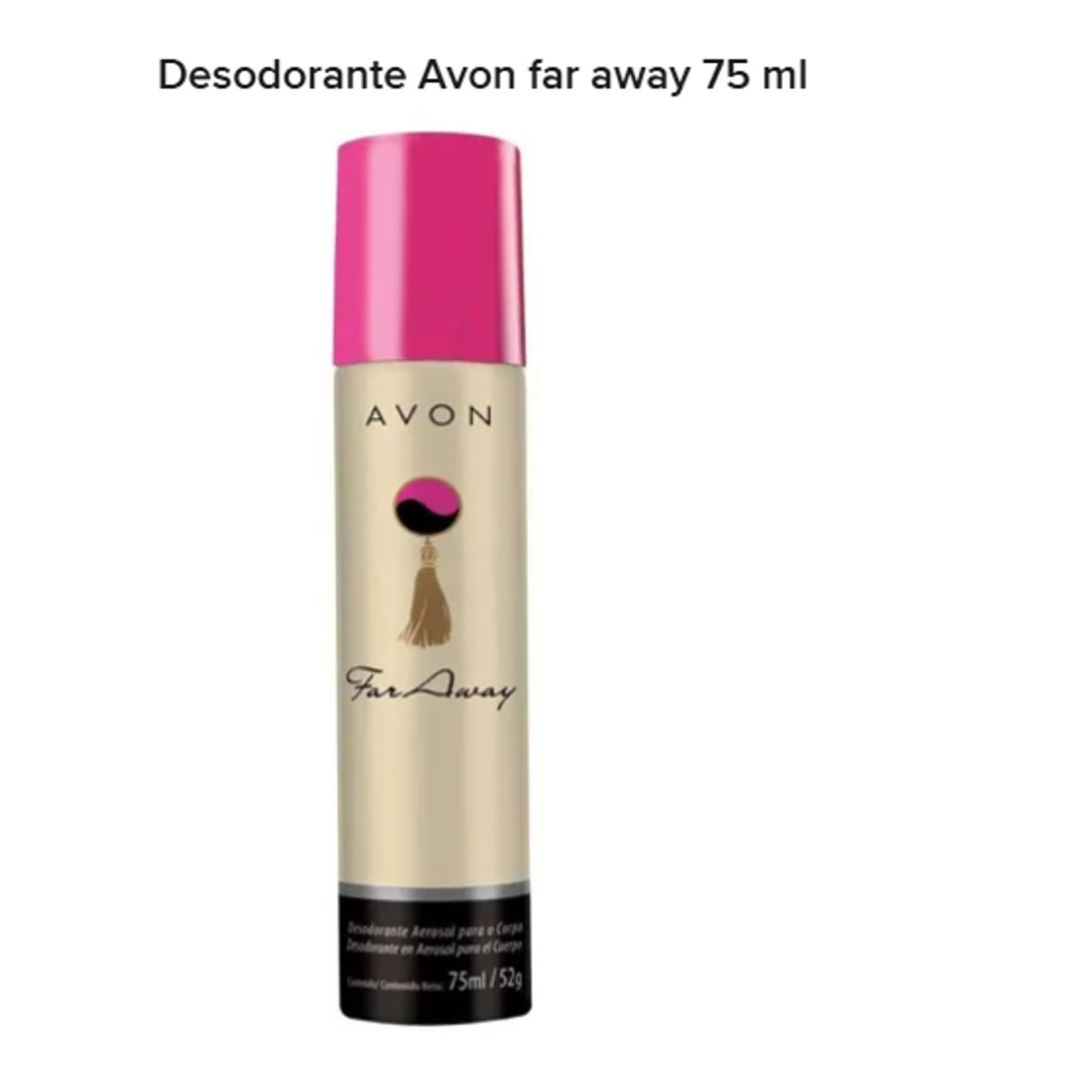 AVON - Desodorante Avon far away en spray