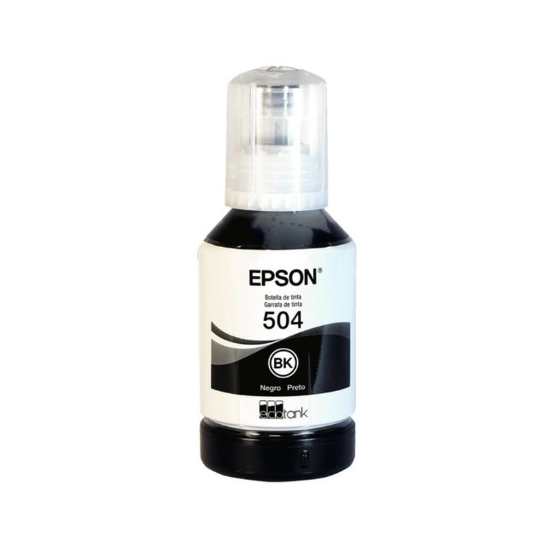 EPSON - Tinta Epson T504 504 Original NEGRA L4150 L4160 L4260 L6191