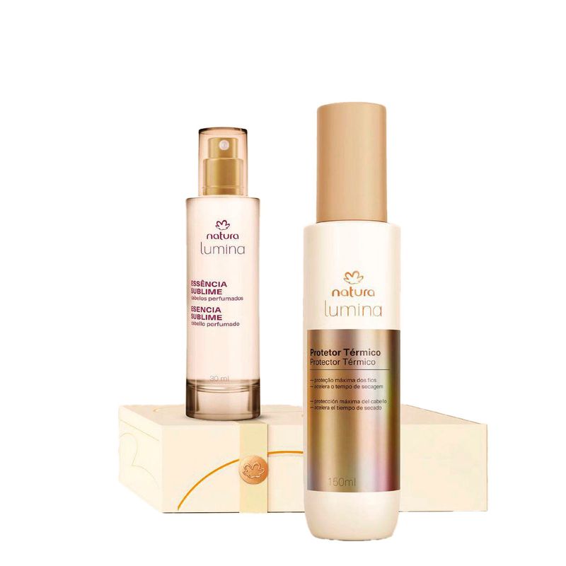 NATURA - Kit Cabello Protector Termico con Esencia Sublime para Cabello