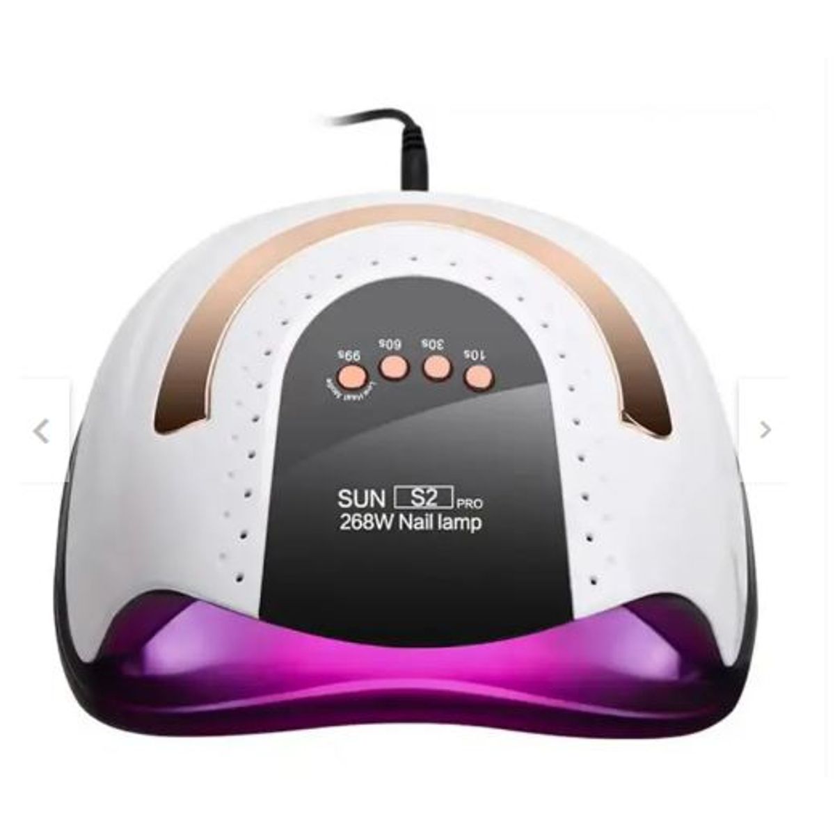 GENERICO - Lámpara de Uñas LED/UV 2 en 1 Secador de Uñas 268W SUNS2 Pro