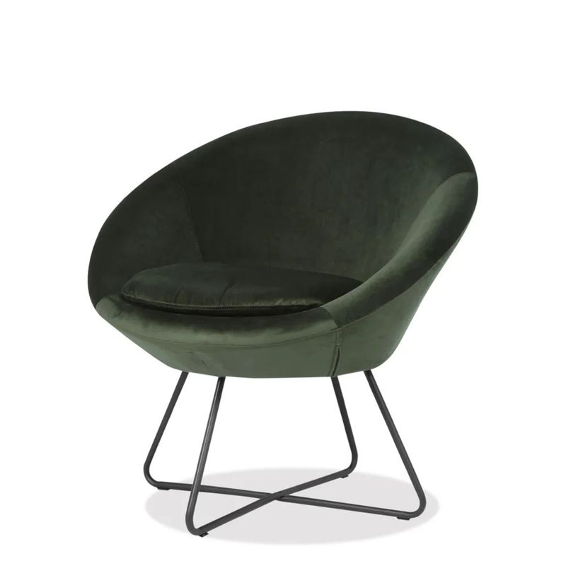 TUGO - Butaca Center Terciopelo Verde