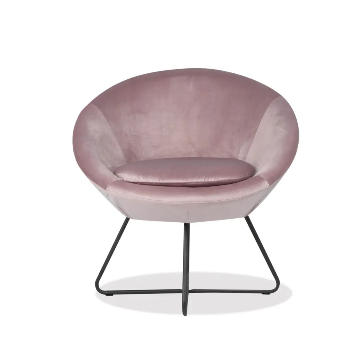 TUGO - Butaca Center Terciopelo Palo Rosa