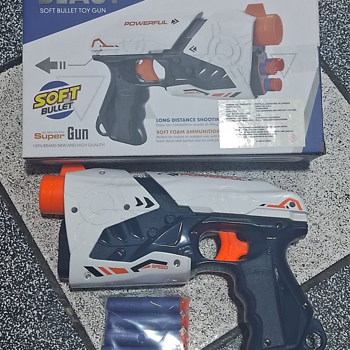 GENERICO - BLAST   PISTOLA DE JUGUETE CON LANZA DARDOS