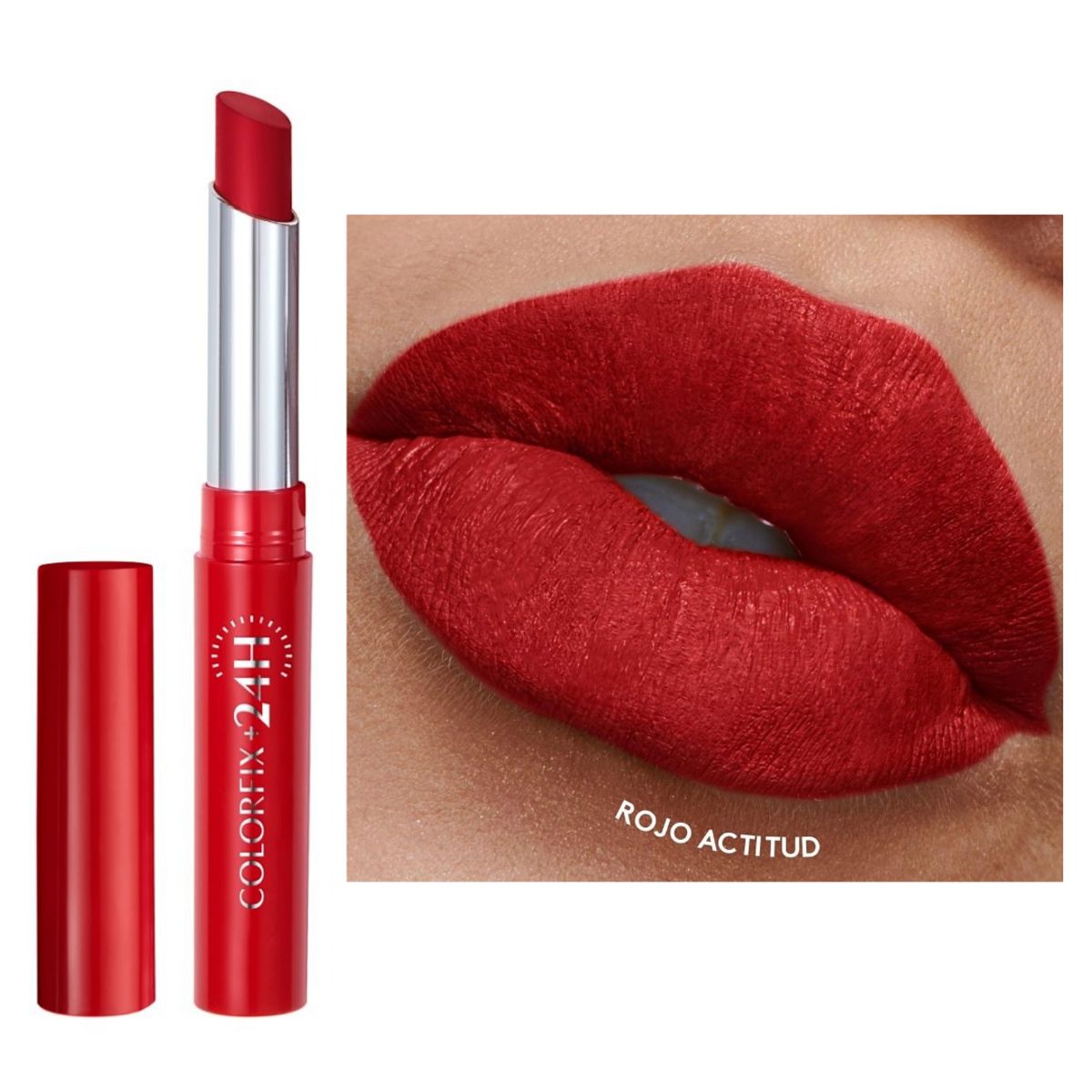 ESIKA - Labial mate colorfix 24h ésika rojo actitud