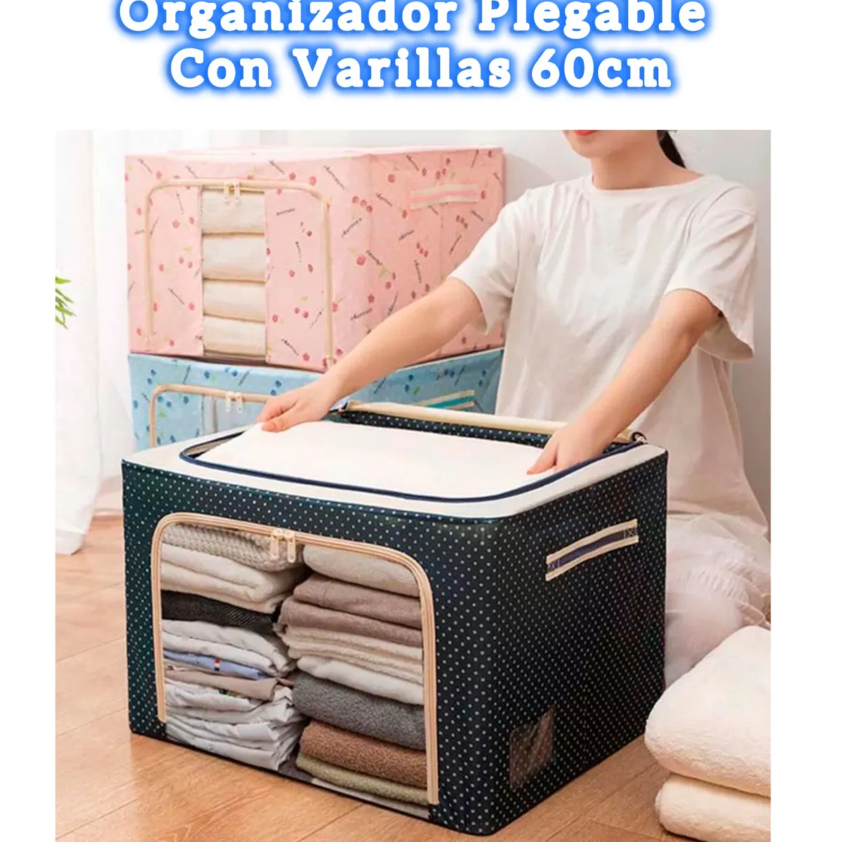 OEM - CAJA DE ALMACENAMIENTO PLEGABLE 60CM