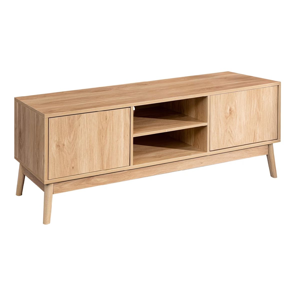 R&R MUEBLES - Mueble para TV Vintage Moderno Natalia 2 Puertas R&R MUEBLES