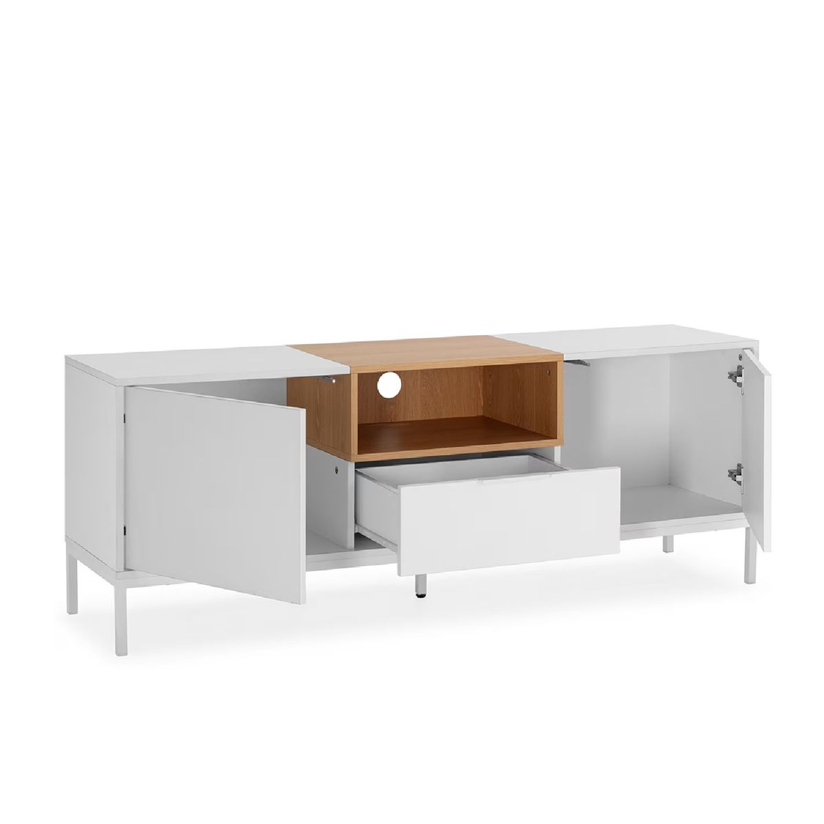 R&R MUEBLES - Mueble para TV Moderno Tommy 150cm R&R MUEBLES