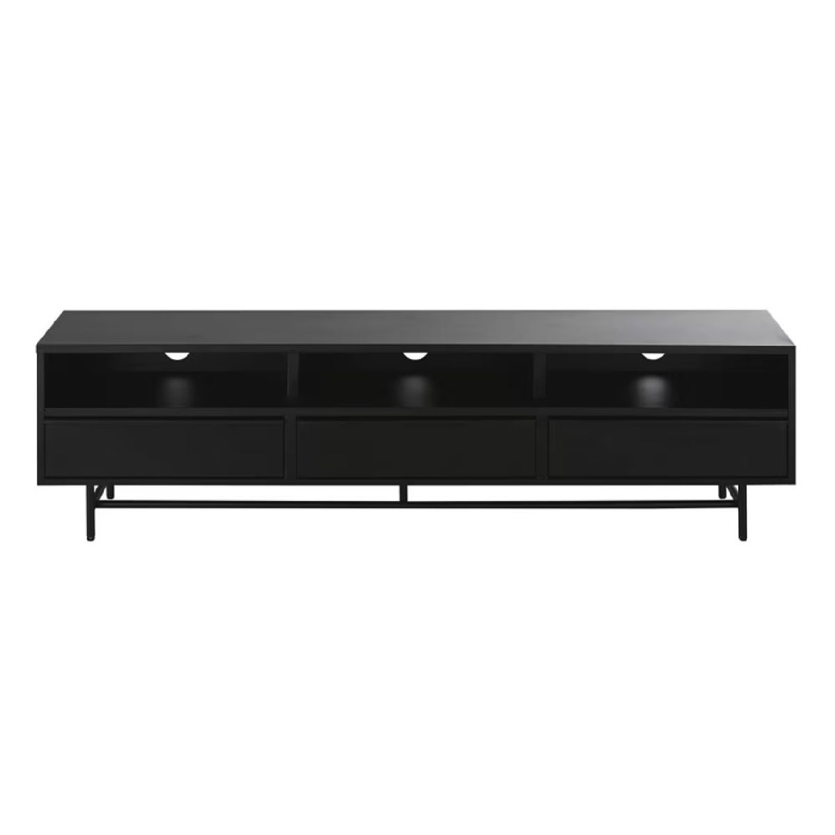 R&R MUEBLES - Mueble para TV Moderna Gabriel 3 Cajones R&R MUEBLES