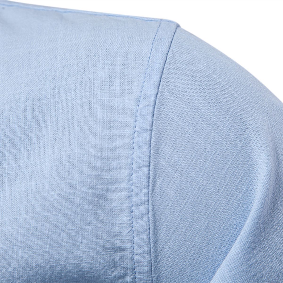 BLWOENS - Polera de manga larga para hombres - Azul