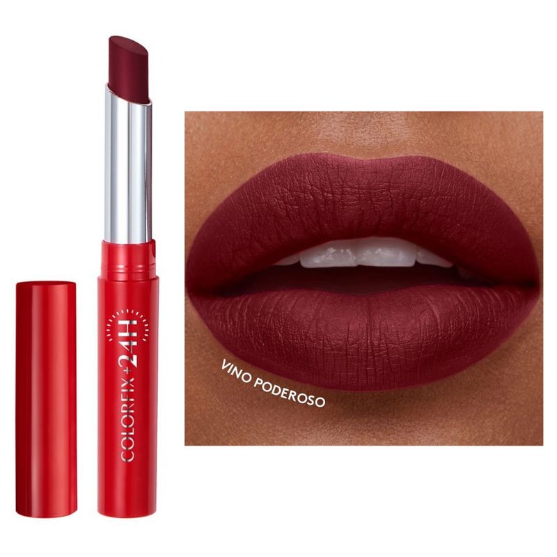 ESIKA - Labial colorfix 24h mate ésika vino poderoso