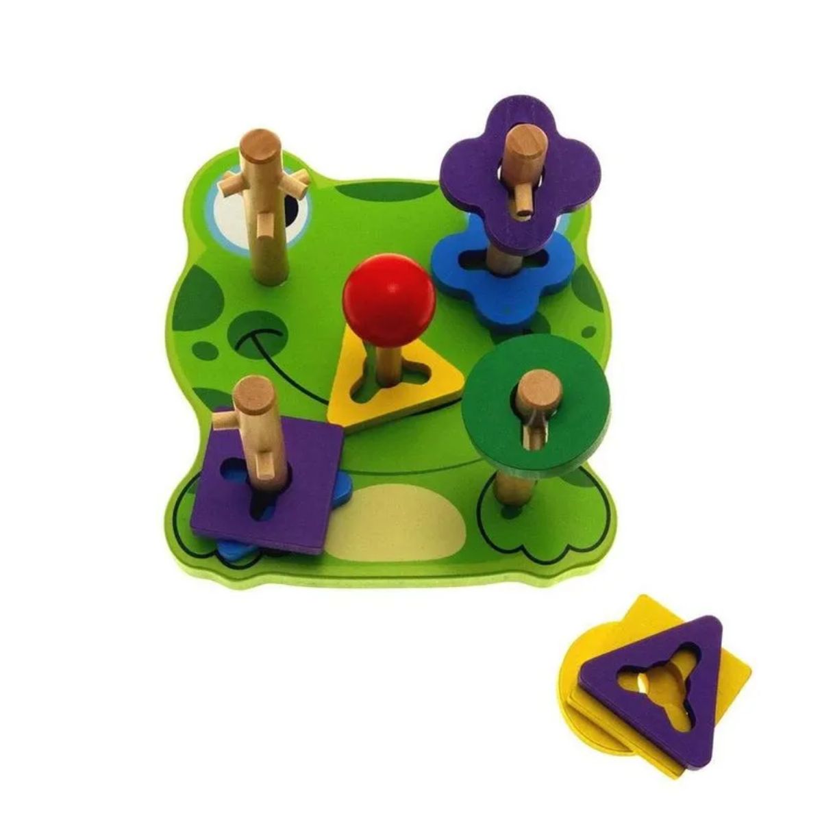 GENERICO - Juego Didáctico Plantado con Dificultad en Forma de Rana