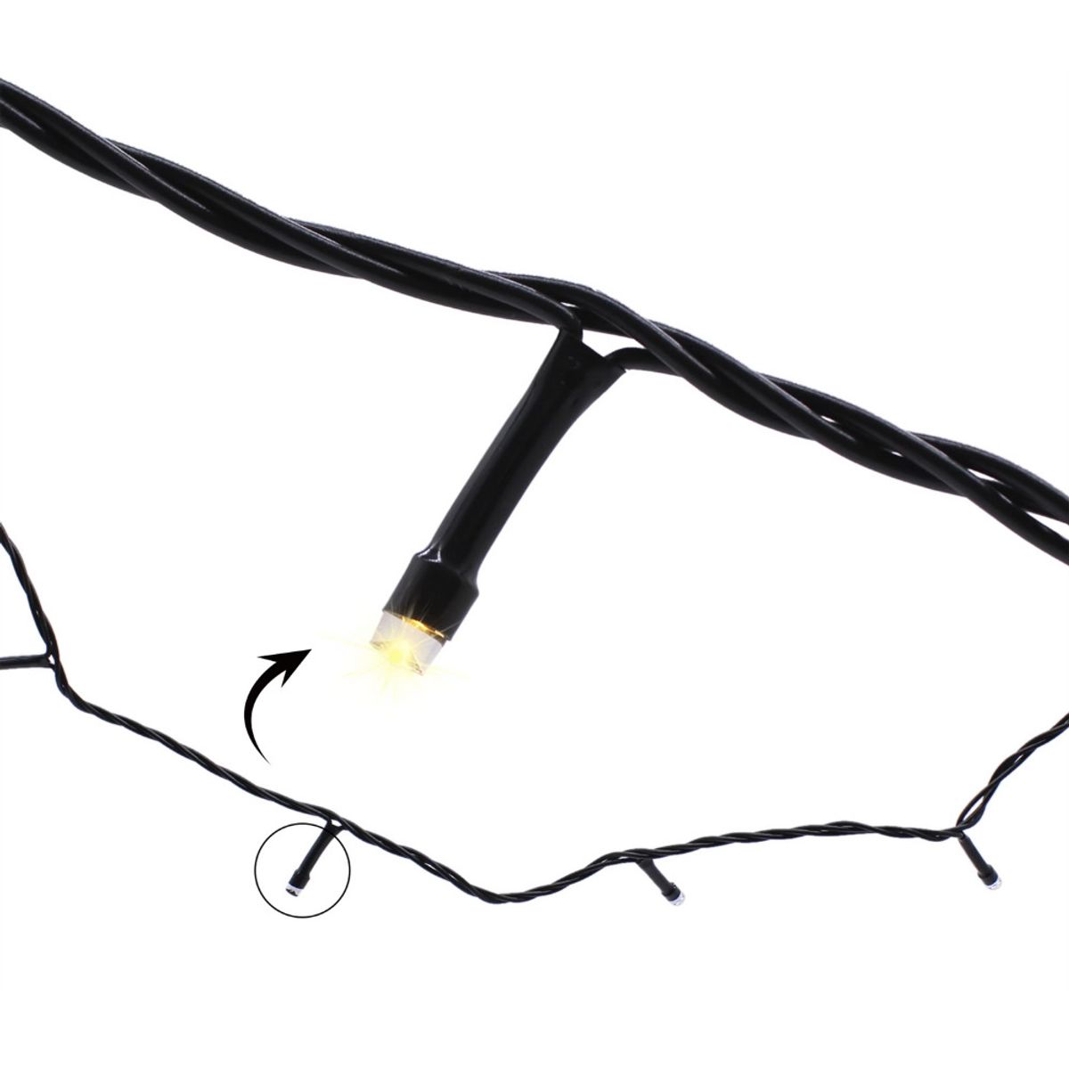 INSPIRA - Juego de 200 Luces Musical para Decoración