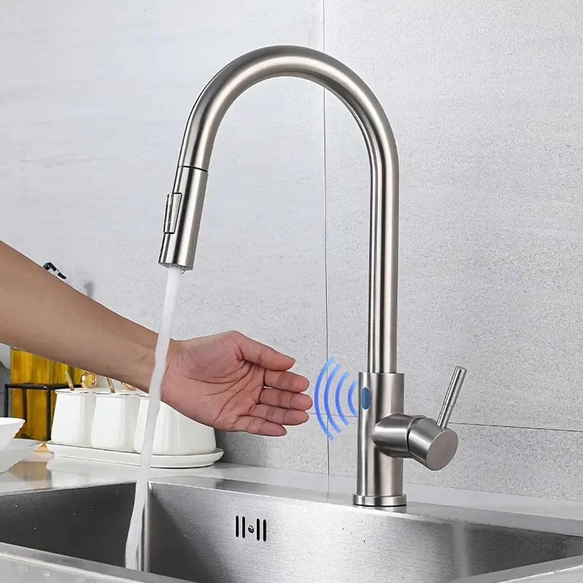 FRITECSA - Grifo con Sensor para Lavadero de Cocina