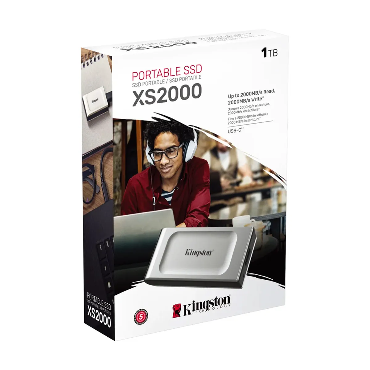 KINGSTON - KINGSTON SXS20001000G Unidad sólida externa 1TB USB-C