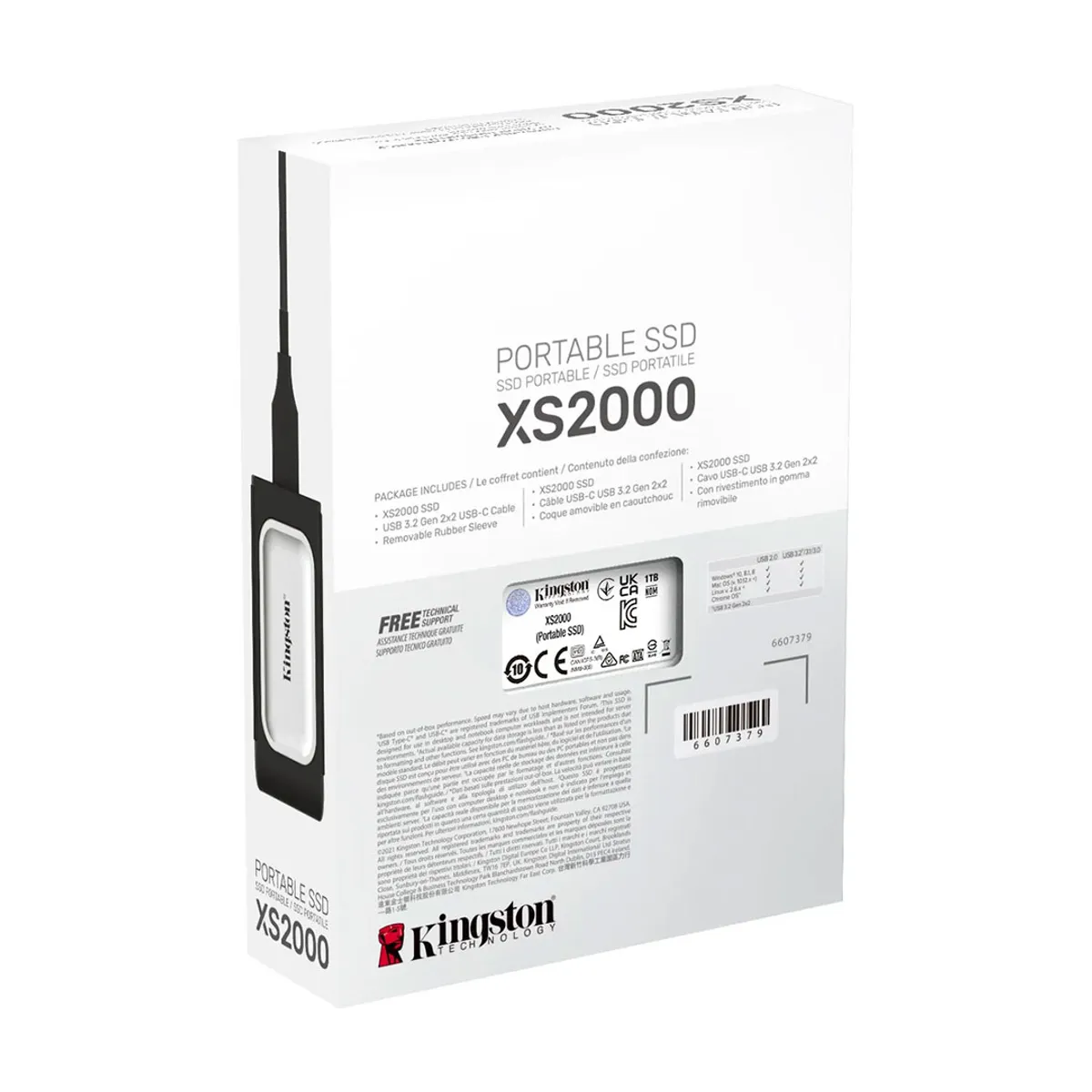 KINGSTON - KINGSTON SXS20001000G Unidad sólida externa 1TB USB-C