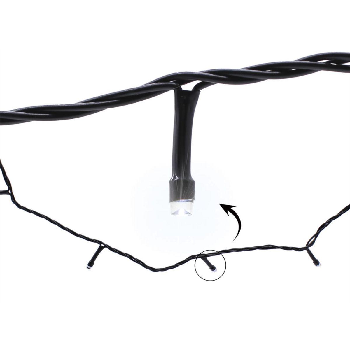 INSPIRA - Juego de 200 Luces Musical para Decoración