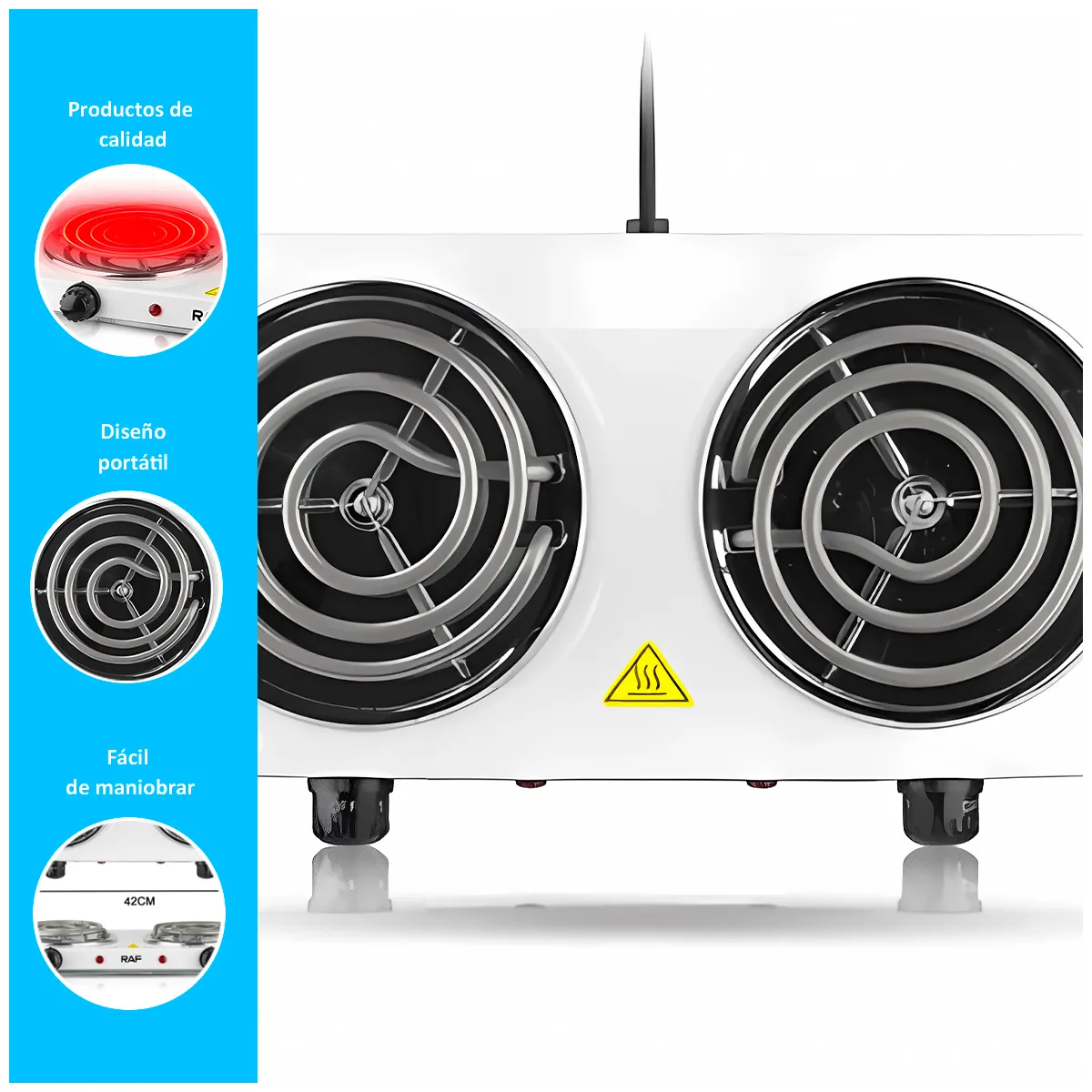 GENERICO - Cocina Eléctrica 5 Niveles de Potencia