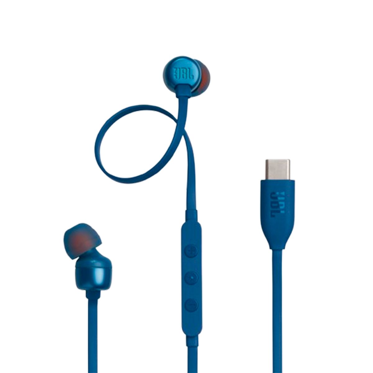 JBL - Audifonos JBL Tune 310c Pure Bass Conectividad Usb-C Con Micro Azul