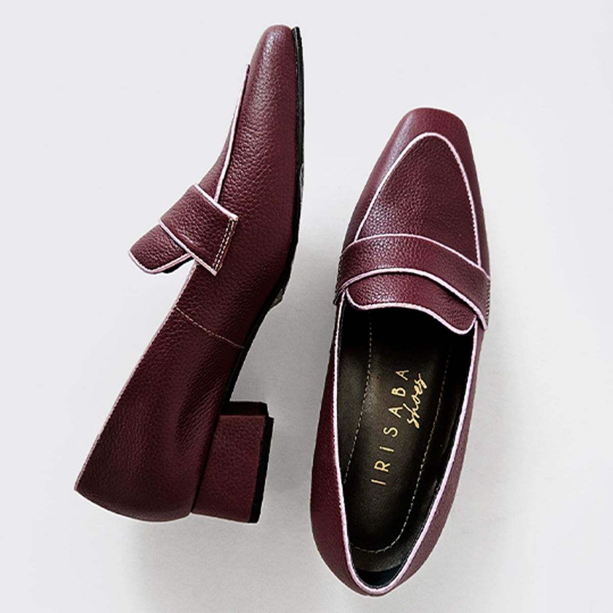 IRISABA - MOCASINES DE CUERO IRISABA PARA MUJER THAIS VINO
