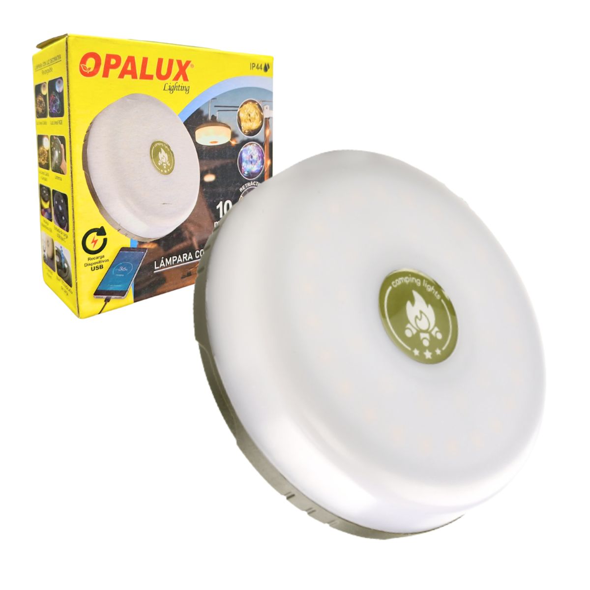OPALUX - Lampara con Tira de Luz RGB Decorativa 10 Metros Opalux OP-4080