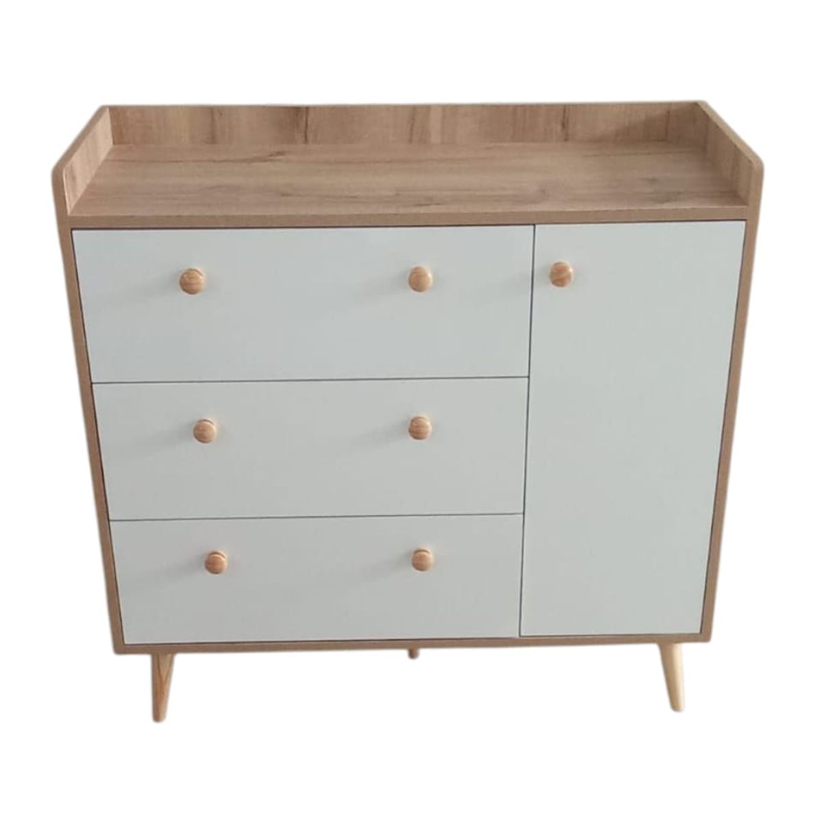 GENERICO - Comoda Duna Con Borde Cambiador Para Bebe -  Estilo Vintage