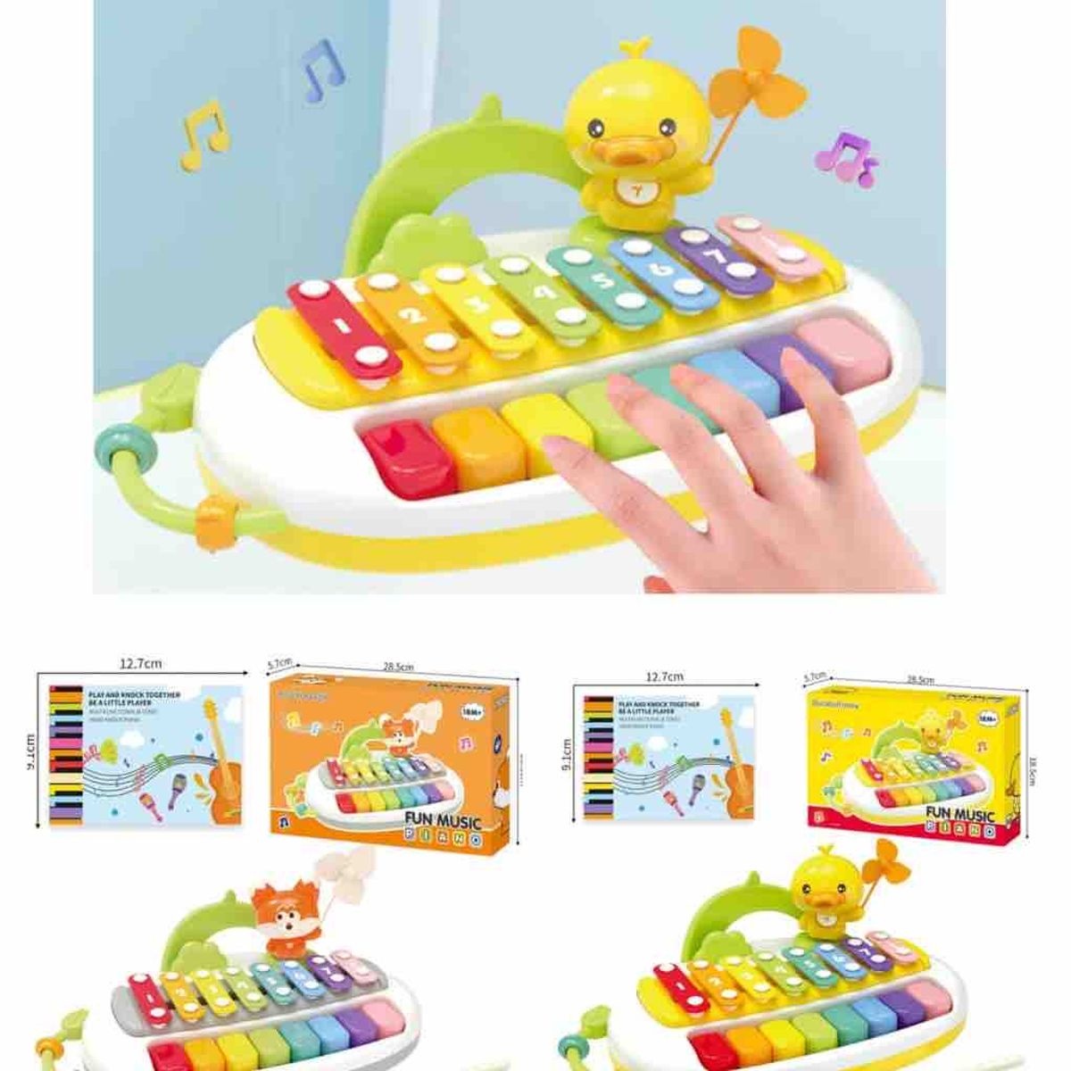 GENERICO - Juguetes a pilas de dibujos animados educativo  musical