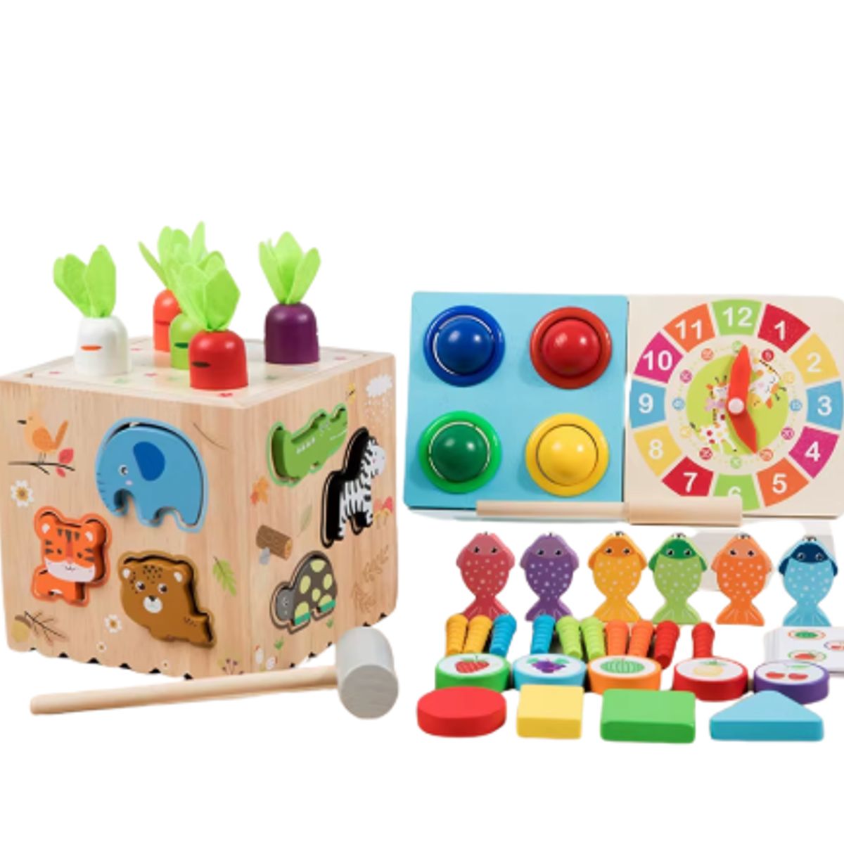 GENERICO - Juguete Multifuncional De Madera