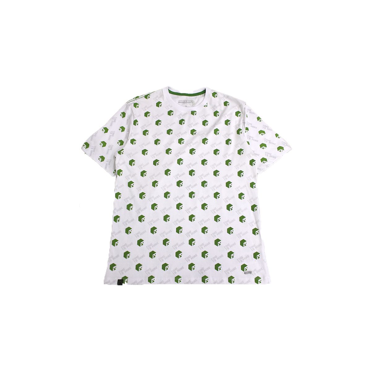 MINECRAFT - Polo Manga Corta Minecraft Hombre Blanco