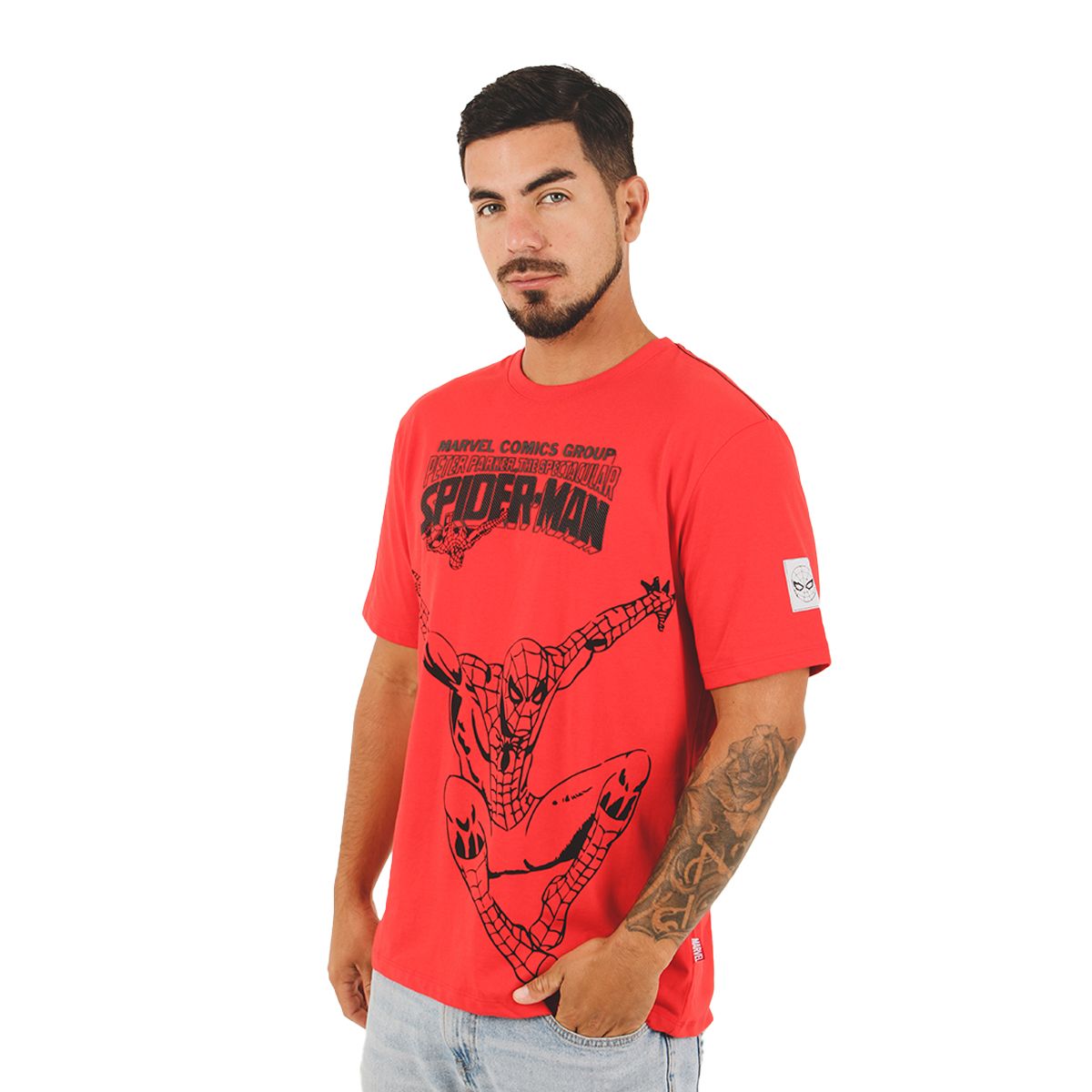 MARVEL - POLO MC SPIDERMAN CABALLERO ROJO