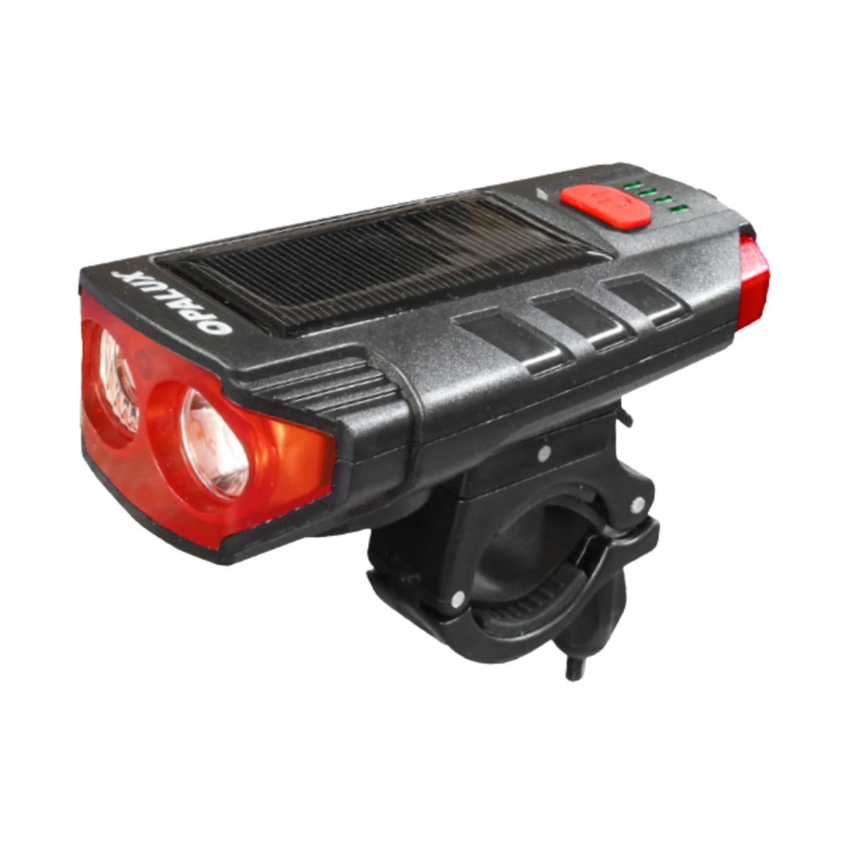 OPALUX - Linterna Multifuncional con Timbre para Bicicleta Opalux OP-HL329B