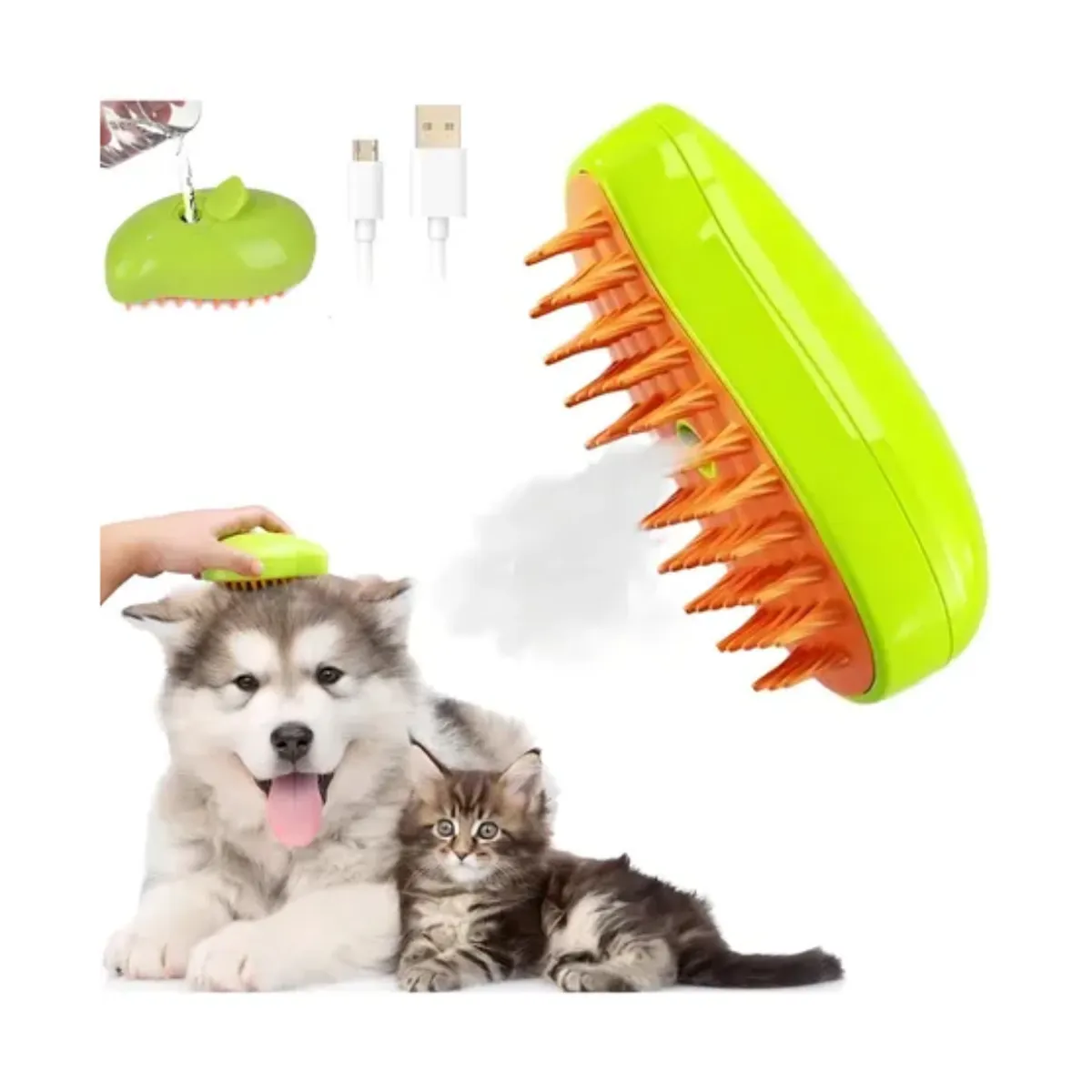 GENERICO - CEPILLO VAPORIZADOR PARA MASCOTAS