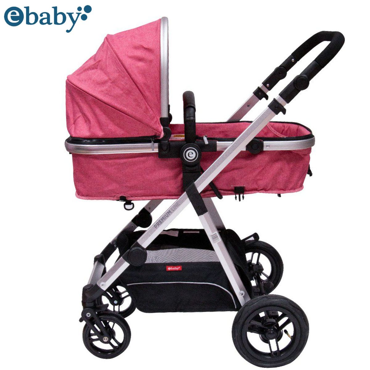 EBABY - Coche Moisés de Lujo «CIERA DELUXE» Edición Limitada Pink