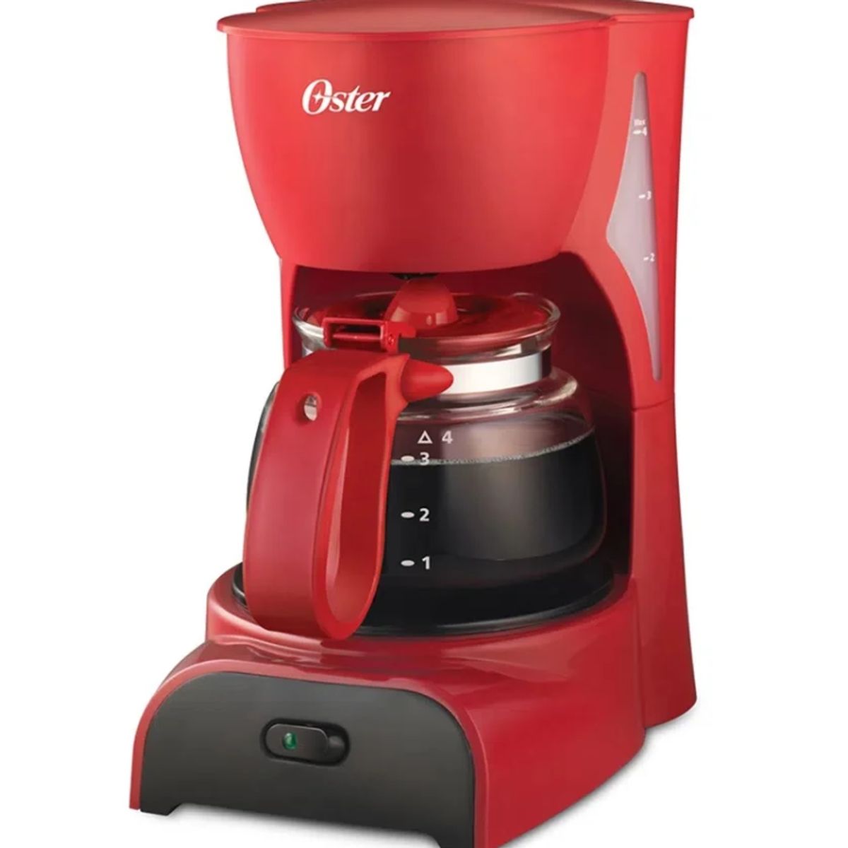 OSTER - Cafetera Eléctrica Oster BVSTDCDR5R de 4 Tazas - Rojo