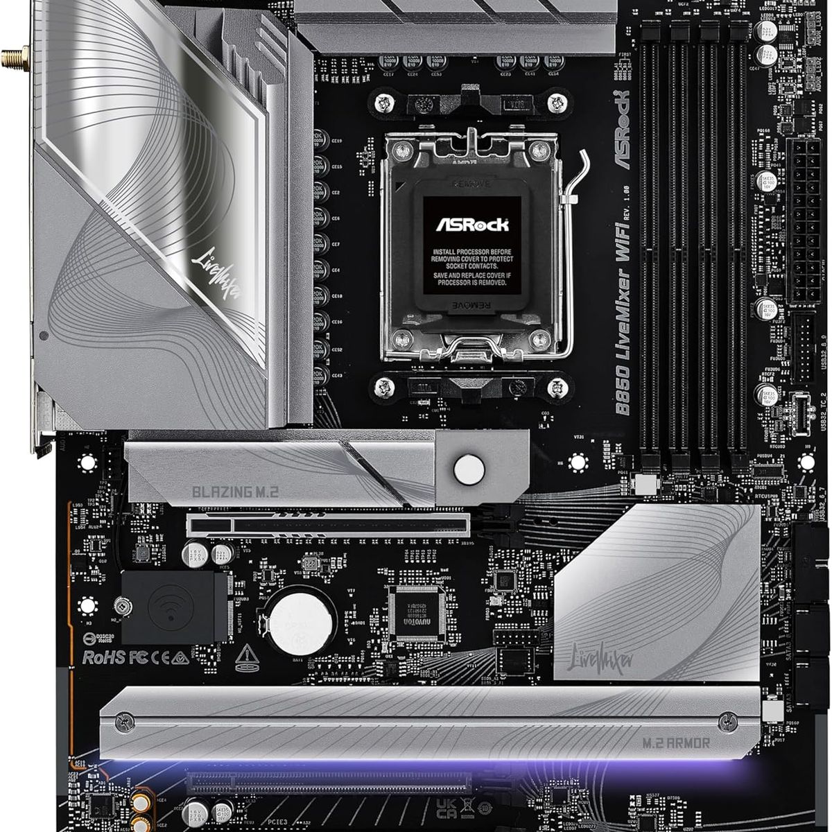 ASROCK - Motherboard AsRock B850 LiveMixer WIFI ATX AM5 DDR5