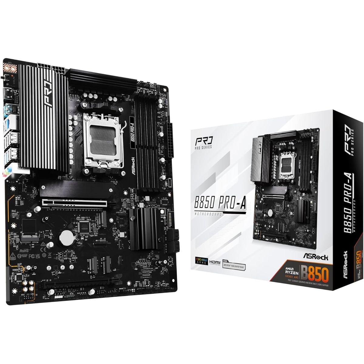 ASROCK - Motherboard ASRock B850 Pro A AMD AM5 DDR5 ATX