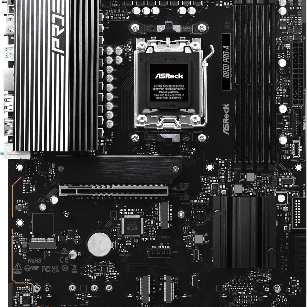 ASROCK - Motherboard ASRock B850 Pro A AMD AM5 DDR5 ATX