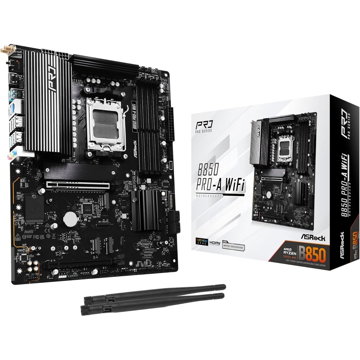 ASROCK - Motherboard ASRock B850 Pro A WiFi 6E DDR5 ATX