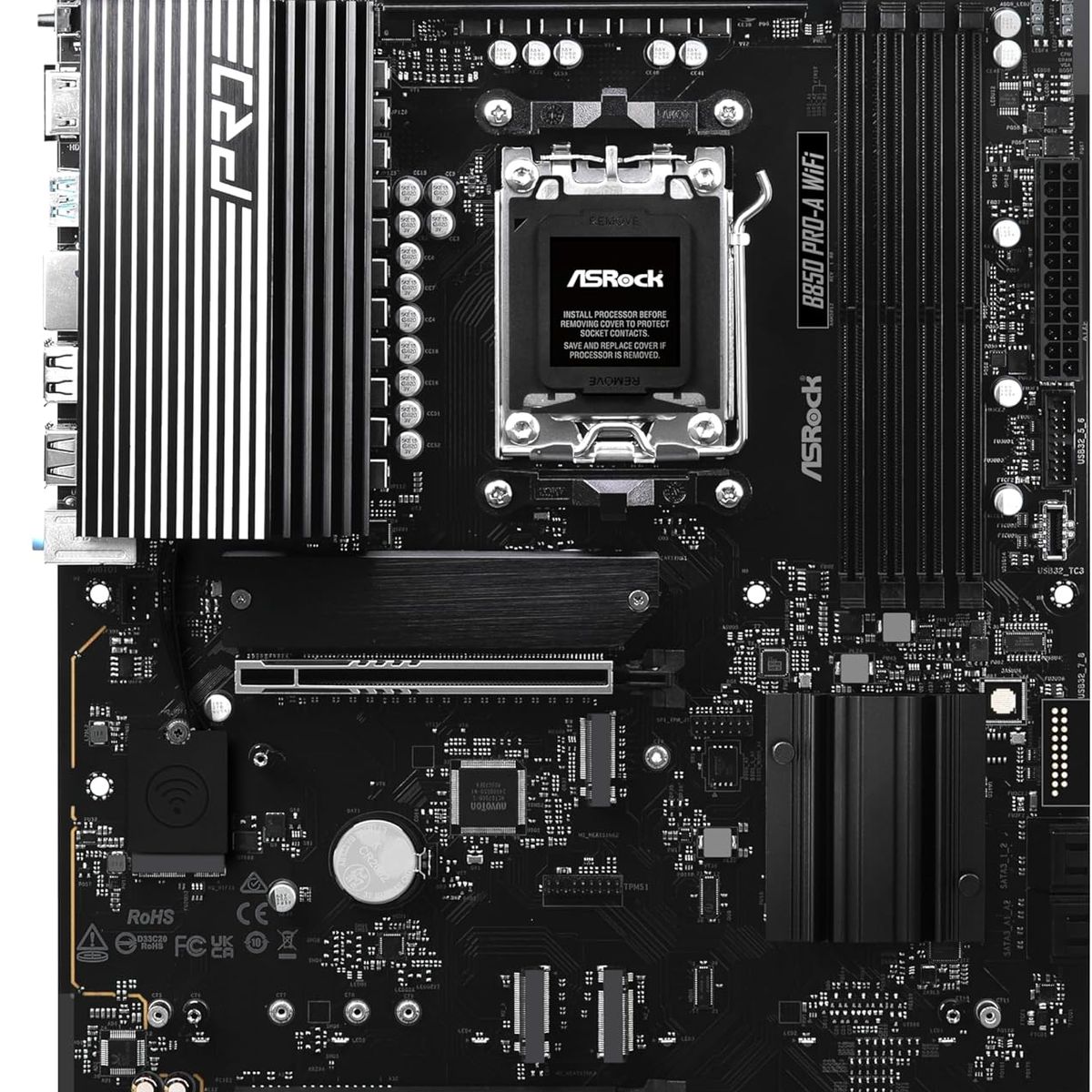 ASROCK - Motherboard ASRock B850 Pro A WiFi 6E DDR5 ATX