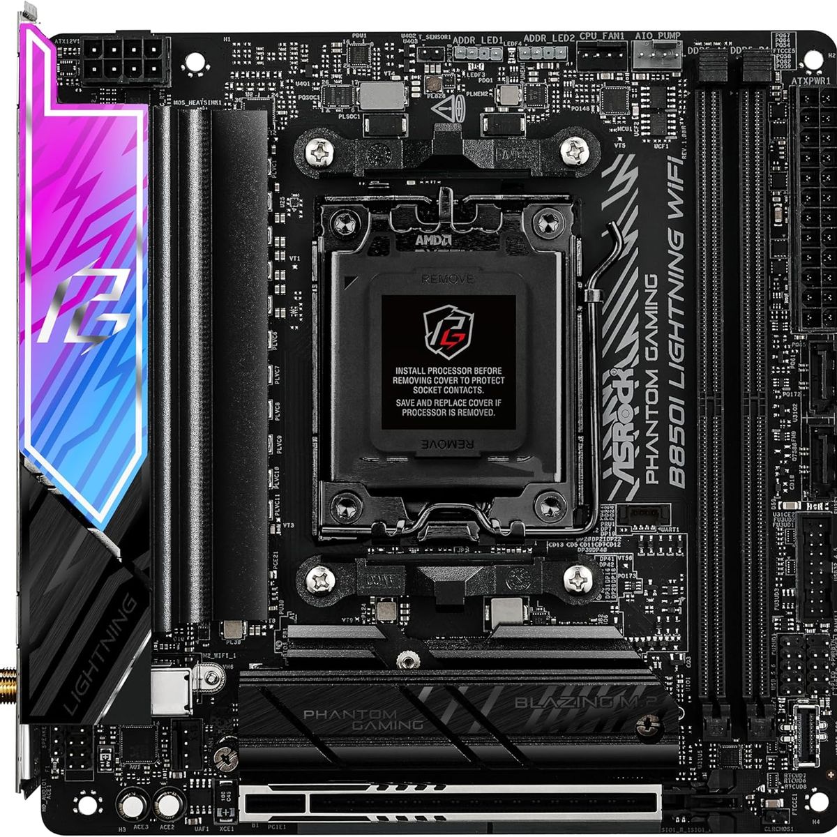 ASROCK - Motherboard ASRock Phantom Gaming B860I Lightning WiFi 6E MiniITX