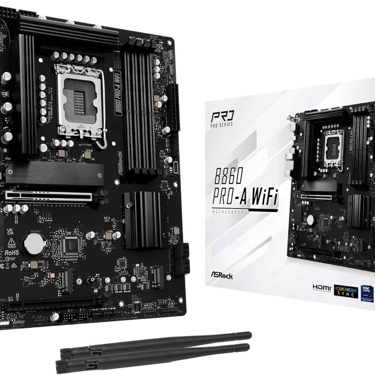 ASROCK - Motherboard ASROCK B860 Pro-A WiFi Intel B860 LGA 1851 ATX