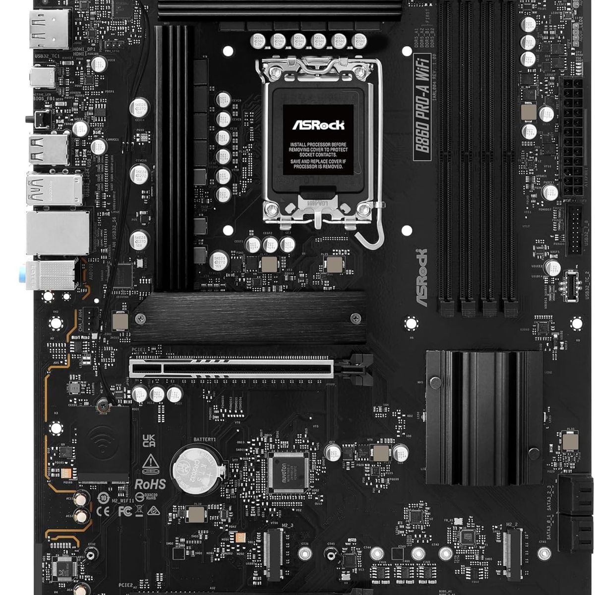 ASROCK - Motherboard ASROCK B860 Pro-A WiFi Intel B860 LGA 1851 ATX